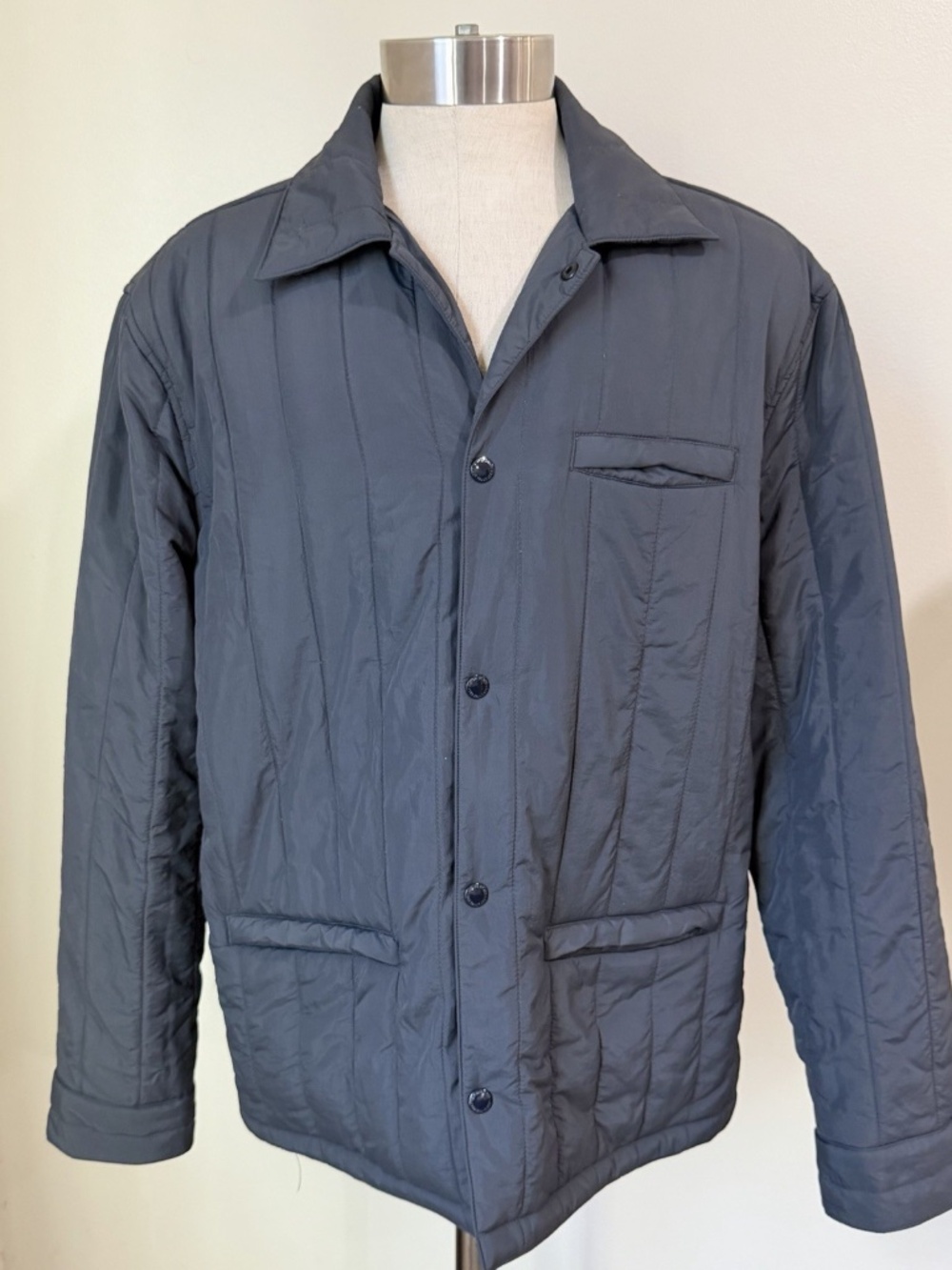Taylor Stitch Men's Size 46 XXL Charcoal Quilt Patch Pocket Decker Jacket